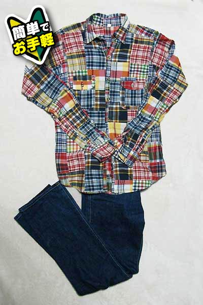 マドラスチェックの基本的な着こなし